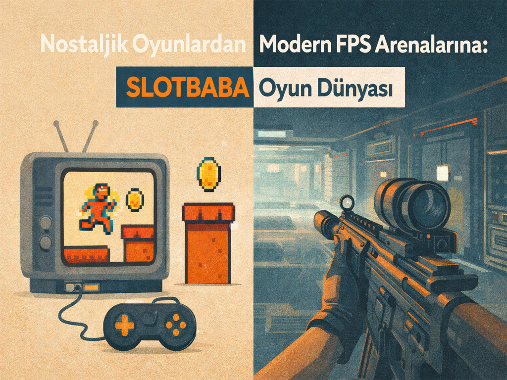 
																																																																							Nostaljik Oyunlardan Modern FPS Arenalarına: Slotbaba Oyun Dünyası